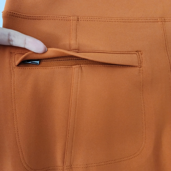 Athleta Delancey Straight Cargo Pant Foliage Orange Size Medium - Picture 8 of 13